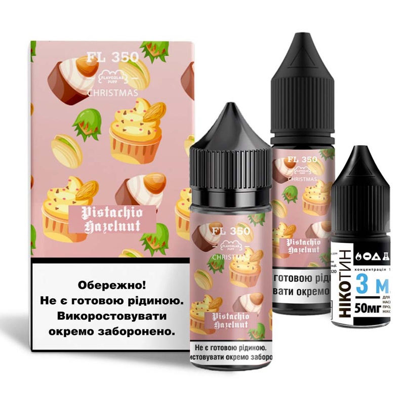 Набор Flavorlab FL350 Christmas Pistachio Hazelnut, 30 мл