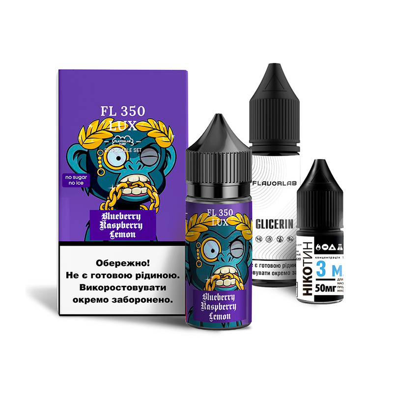 Набор Flavorlab FL350 LUX Blueberry Raspberry Lemon, 30 мл