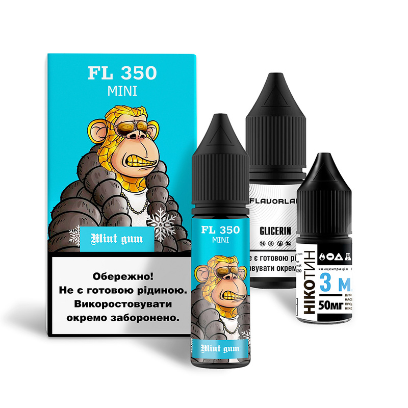 Набор Flavorlab FL350 mini Mint Gum, 15 мл