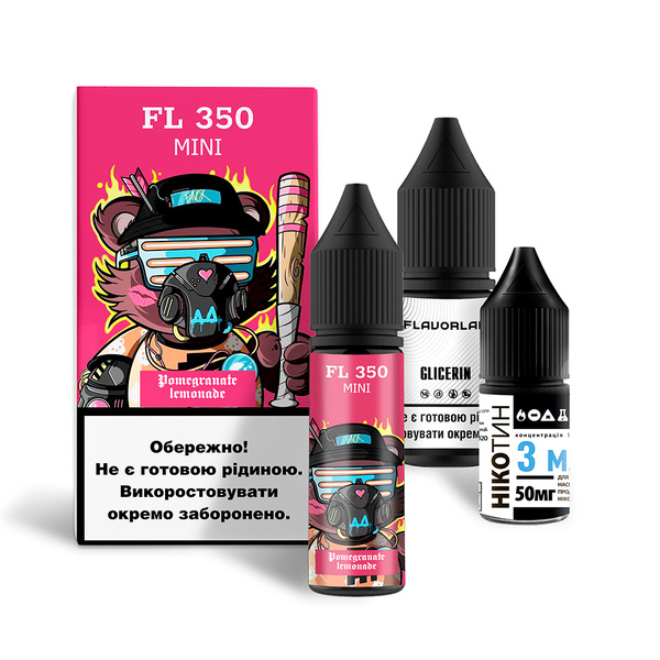 Набор Flavorlab FL350 mini Pomergranate Lemonade , 15 мл