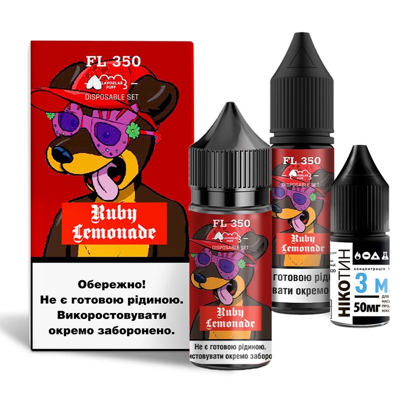 Набор Flavorlab FL350 Ruby Lemonade, 30 мл