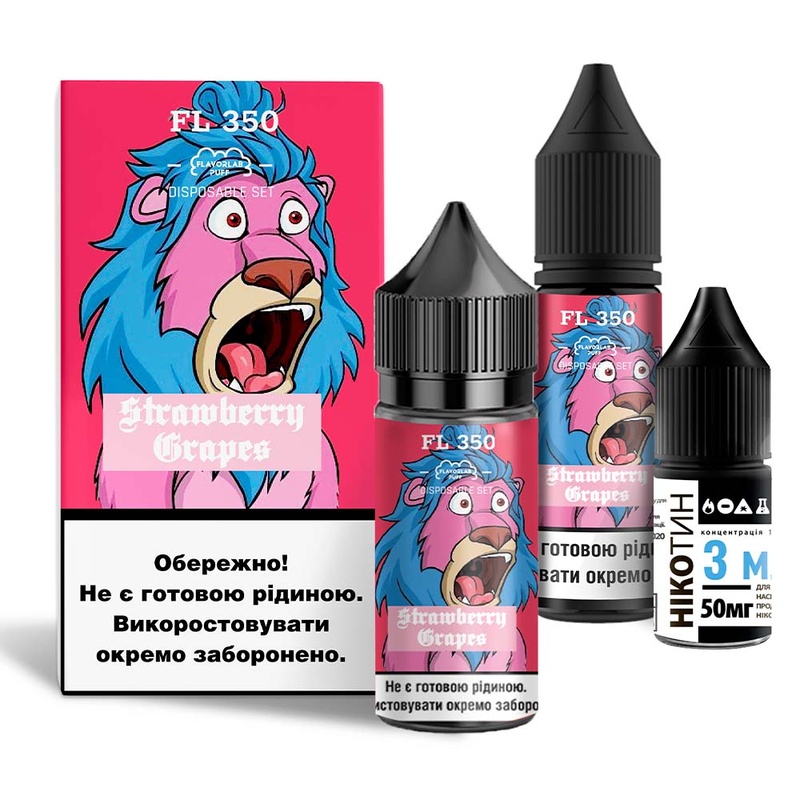 Набір Flavorlab FL350 Strawberry Grapes, 30 мл