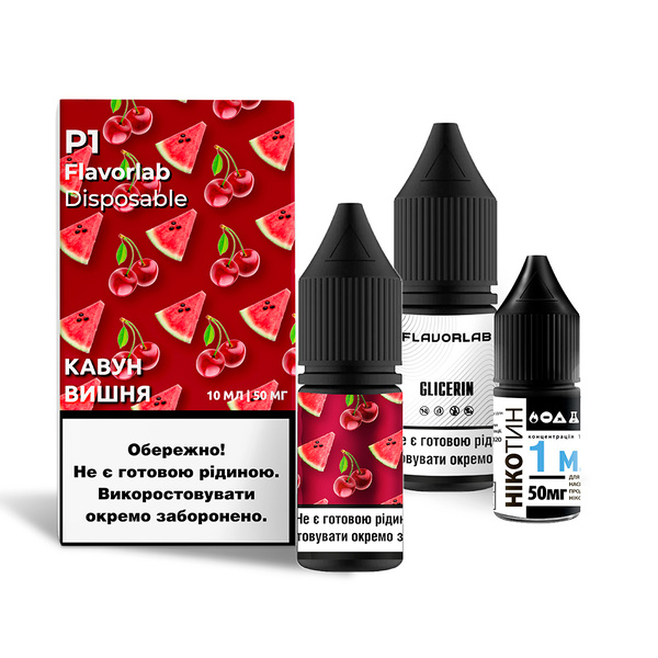 Набор Flavorlab P1 Watermelon Cherry, 10 мл