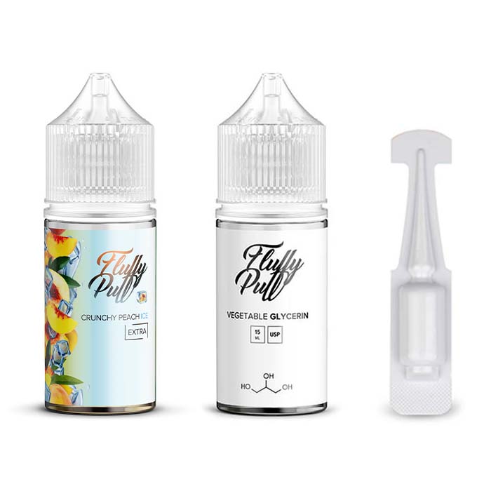 Набір Fluffy Puff Crunchy Peach Ice, 30 мл