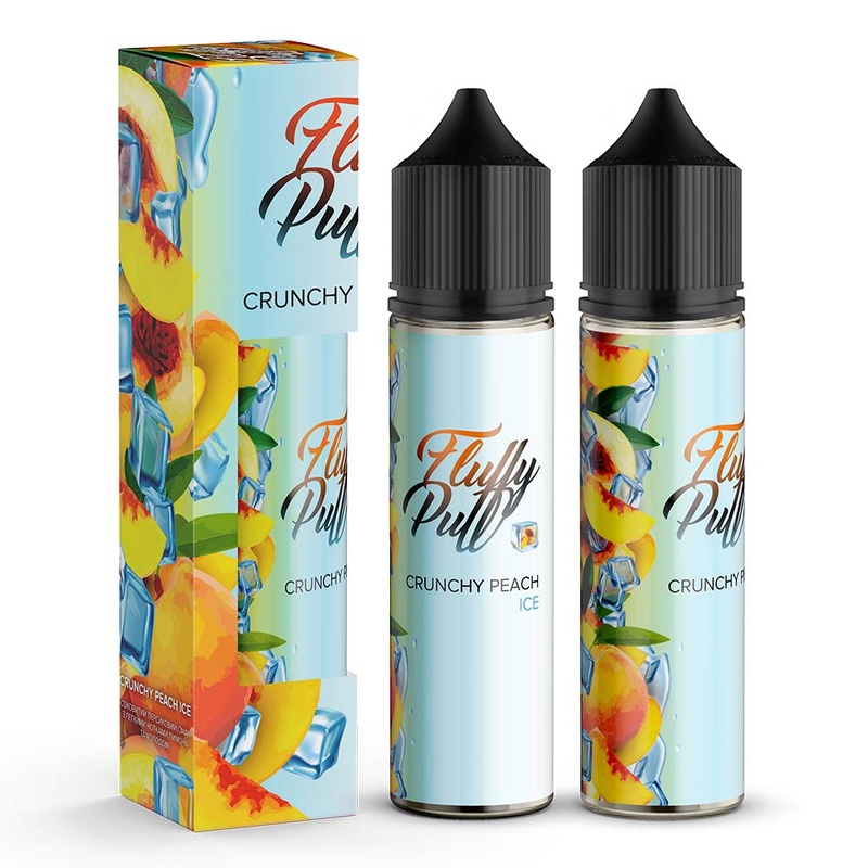 Набір Fluffy Puff Crunchy Peach Ice, 60 мл