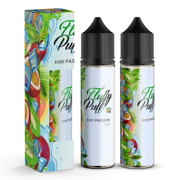 Набор Fluffy Puff Kiwi Passion Ice, 60 мл
