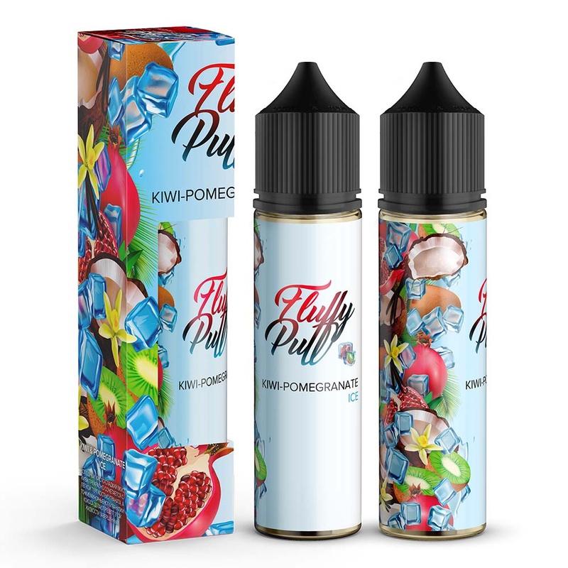 Набор Fluffy Puff Kiwi Pomegranate Ice, 60 мл