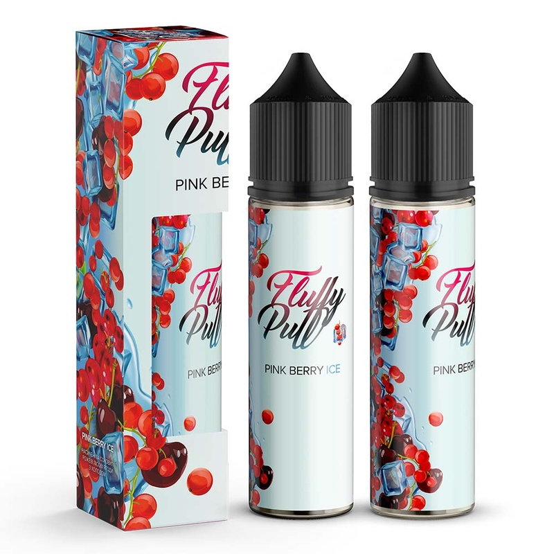 Набор Fluffy Puff Pink Berry Ice, 60 мл