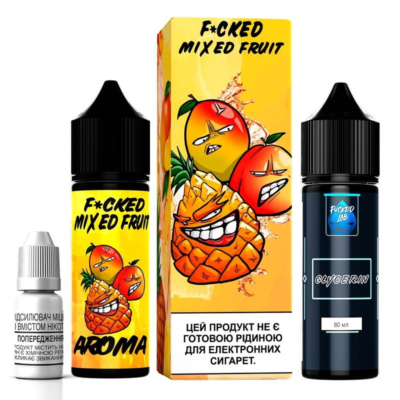 Набір Fucked Mix Mixed Fruit, 60 мл