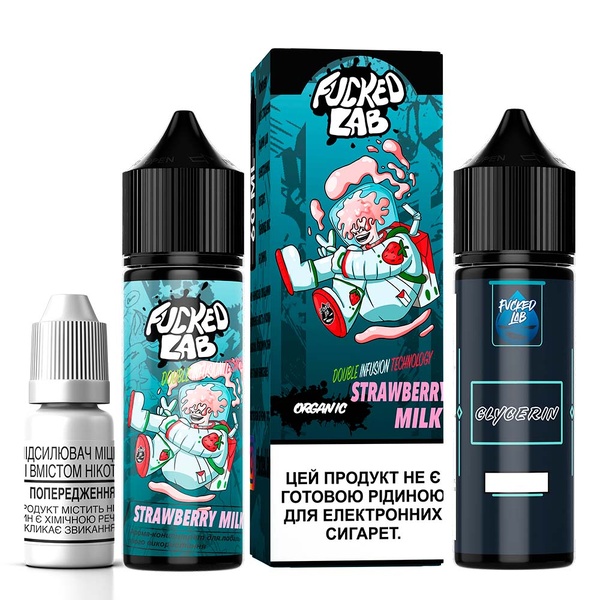 Набор Fucked Platinum Strawberry Milk, 60 мл