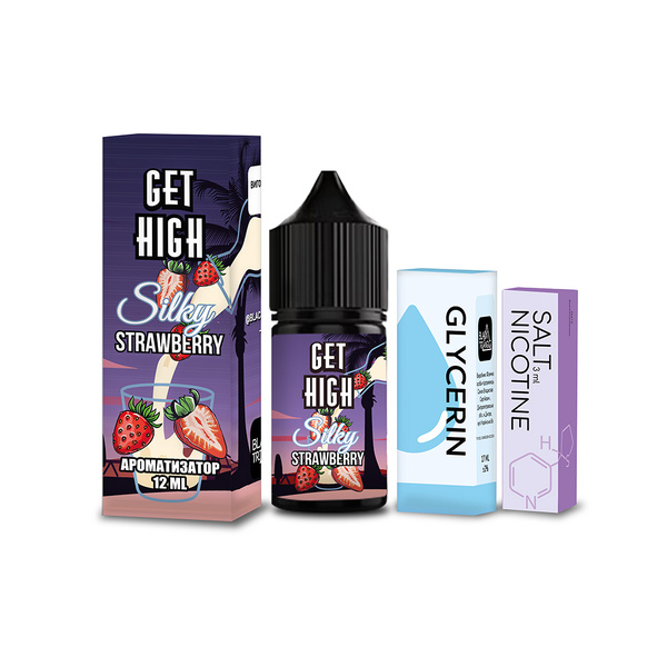 Набор Get High Silky Strawberry, 30 мл