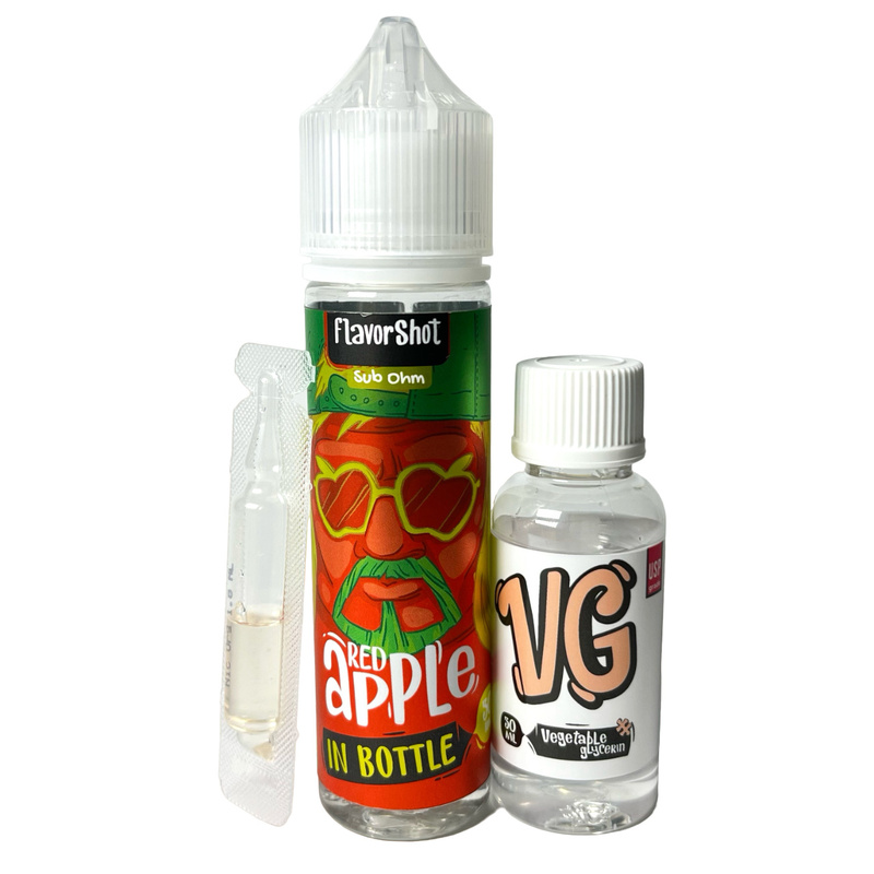 Набор In Bottle FlavorShot Red Apple, 60 мл
