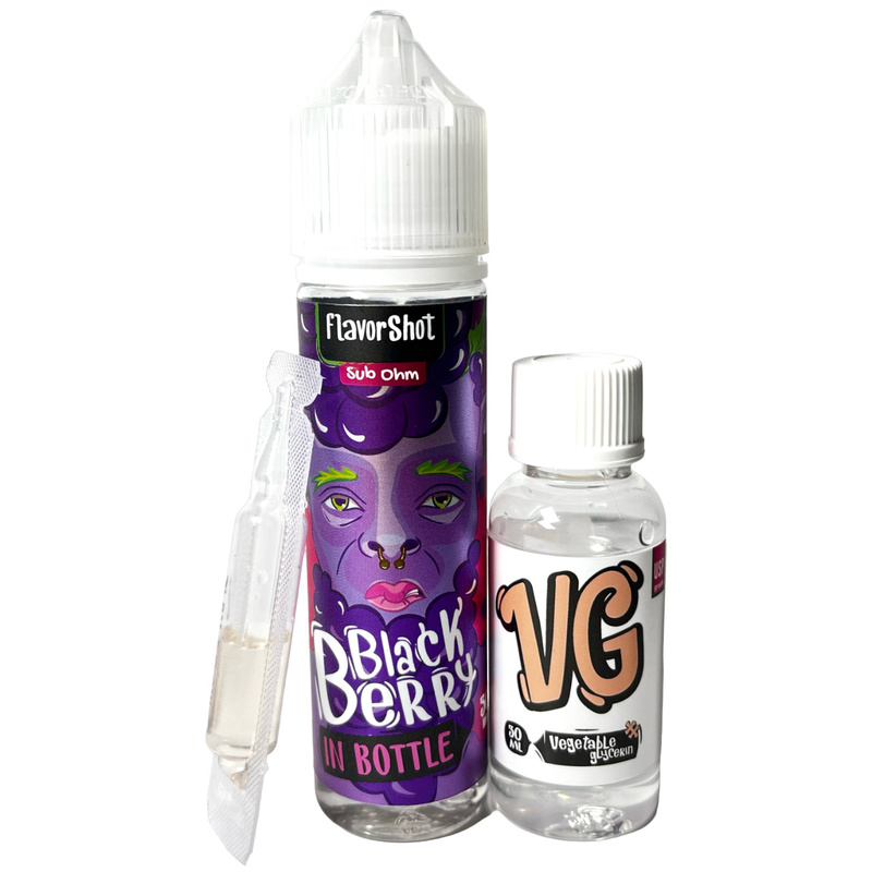 Набір In Bottle FlavorShot Blackberry, 60 мл