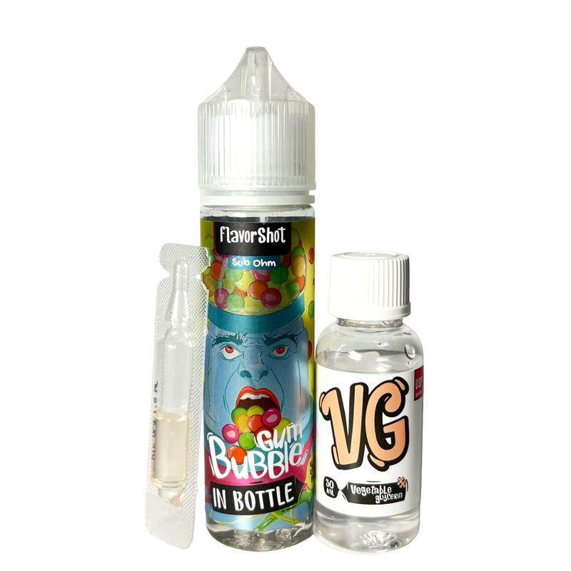 Набір In Bottle FlavorShot Bubble Gum, 60 мл