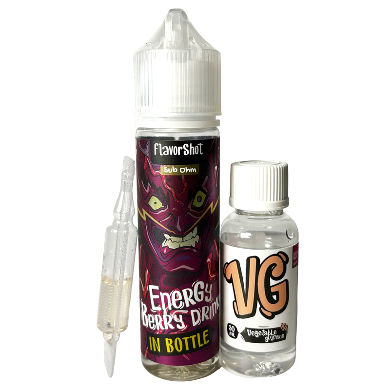 Набор In Bottle FlavorShot Energy Berry Drink, 60 мл