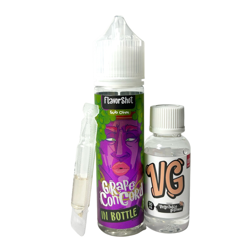 Набор In Bottle FlavorShot Grape Concord, 60 мл