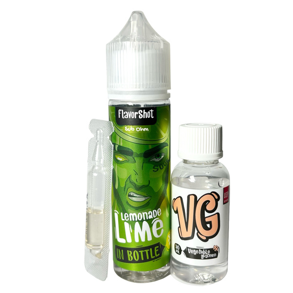 Набор In Bottle FlavorShot Lemonade Lime, 60 мл