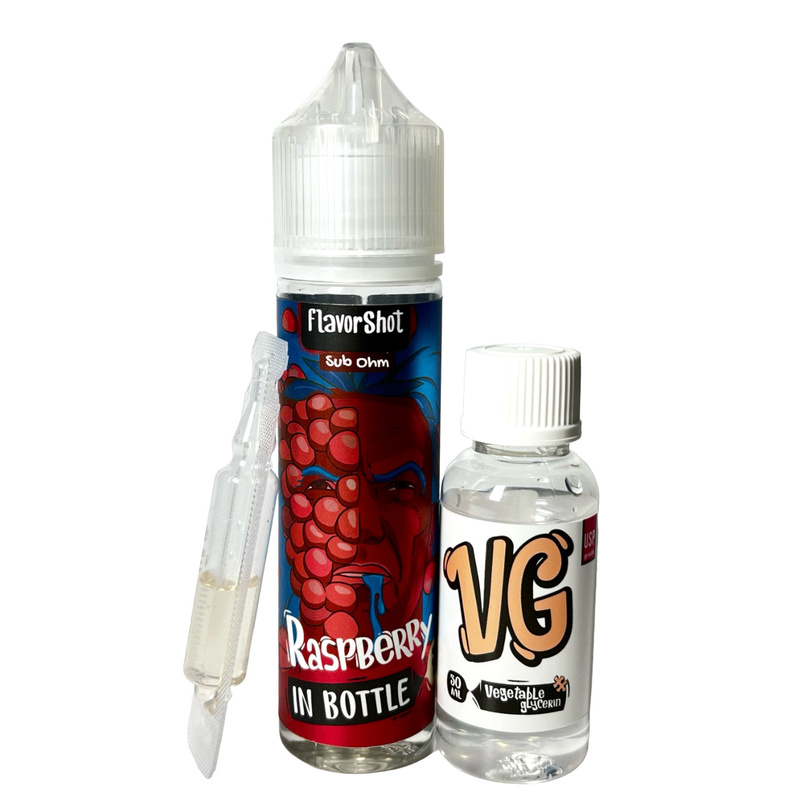 Набір In Bottle FlavorShot Raspberry, 60 мл
