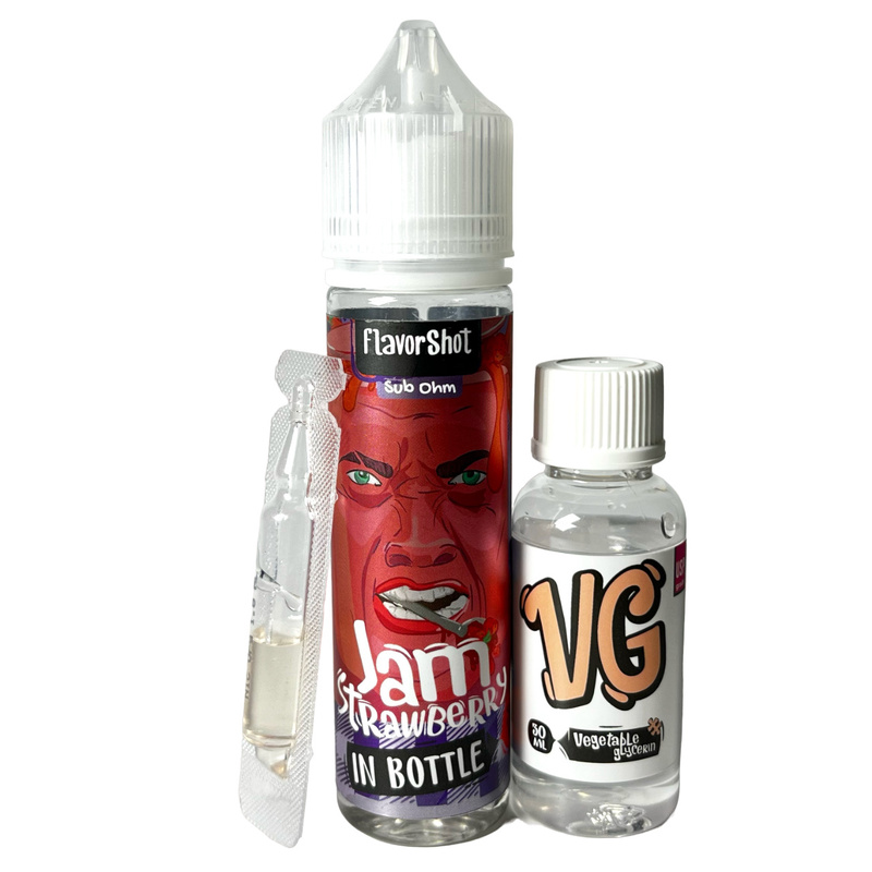 Набір In Bottle FlavorShot Strawberry Jam, 60 мл