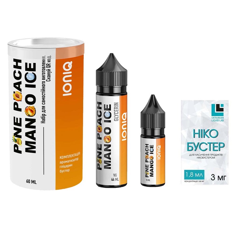 Набір IONIQ Pine Peach Mango Ice, 60 мл