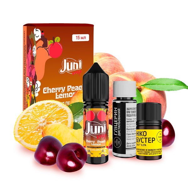 Набор Juni Mix Cherry Peach Lemon, 15 мл