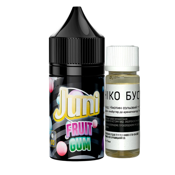 Набор Juni Silver Ice Fruit Gum, 30 мл