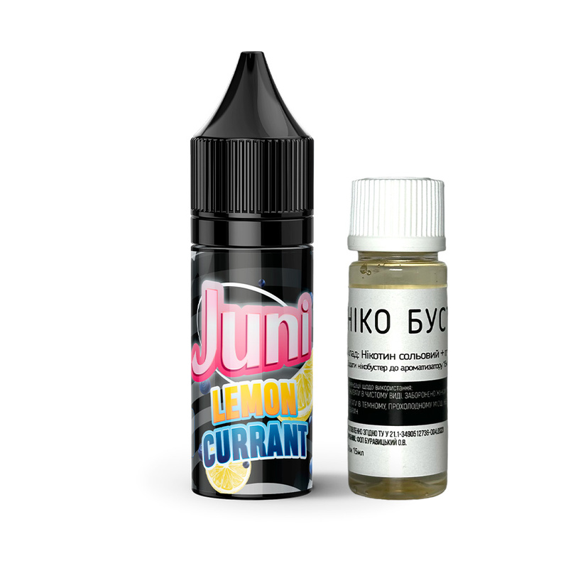 Набор Juni Silver Ice Lemon Currant, 15 мл