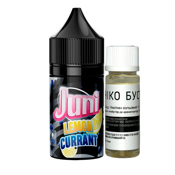 Набор Juni Silver Ice Lemon Currant, 30 мл
