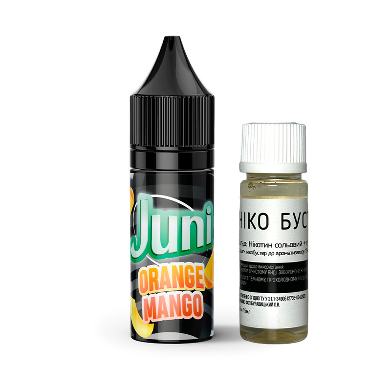 Набор Juni Silver Ice Orange Mango, 15 мл