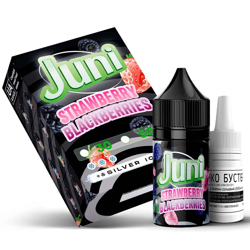 Набор Juni Strawberry Blackberries, 30 мл