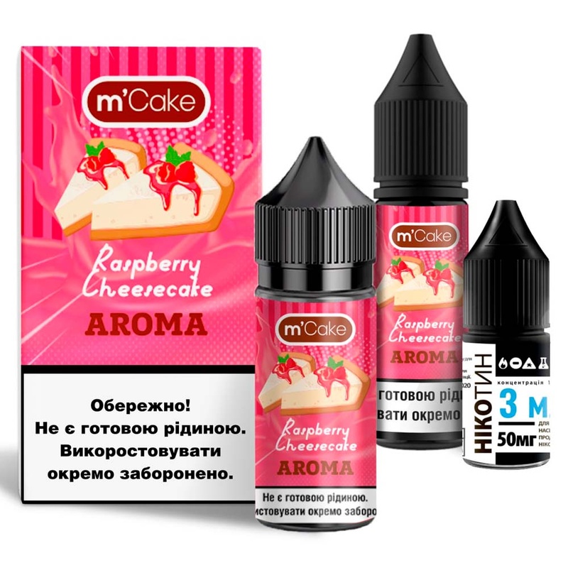 Набір M-Cake Raspberry Cheesecake, 30 мл