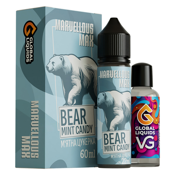 Набор Marvellous MAX Bear Mint Candy, 60 мл