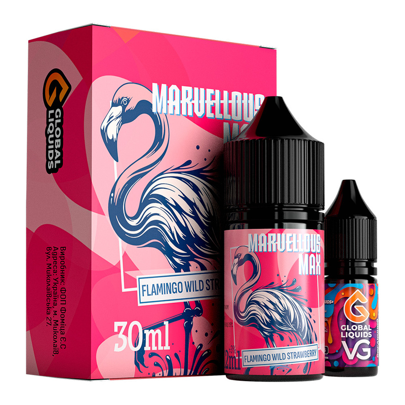 Набор Marvellous Max Flamingo Wild Strawberry, 30 мл