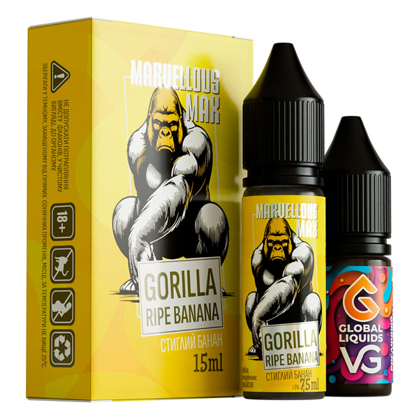 Набор Marvellous Max Gorilla Ripe Banana, 15 мл