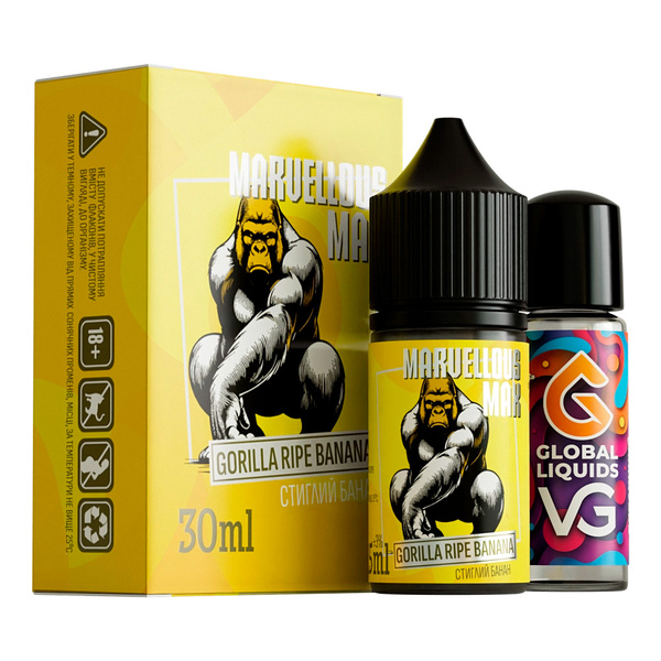 Набор Marvellous Max Gorilla Ripe Banana, 30 мл