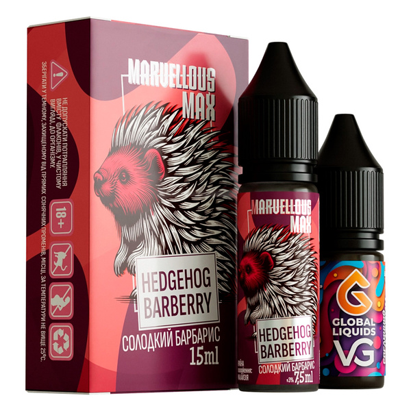 Набор Marvellous Max Hedgehog Sweet Barberry, 15 мл