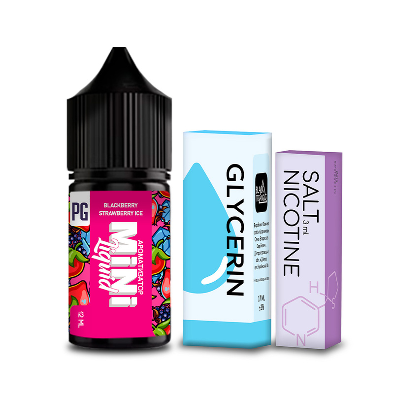 Набор Mini Liquid Blackberry Strawberry Ice, 30 мл
