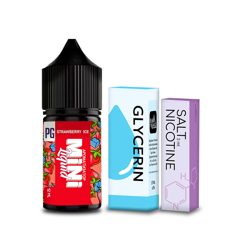 Набор Mini Liquid Strawberry Ice, 30 мл