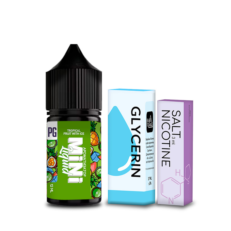 Набор Mini Liquid Tropical Fruit With Ice, 30 мл