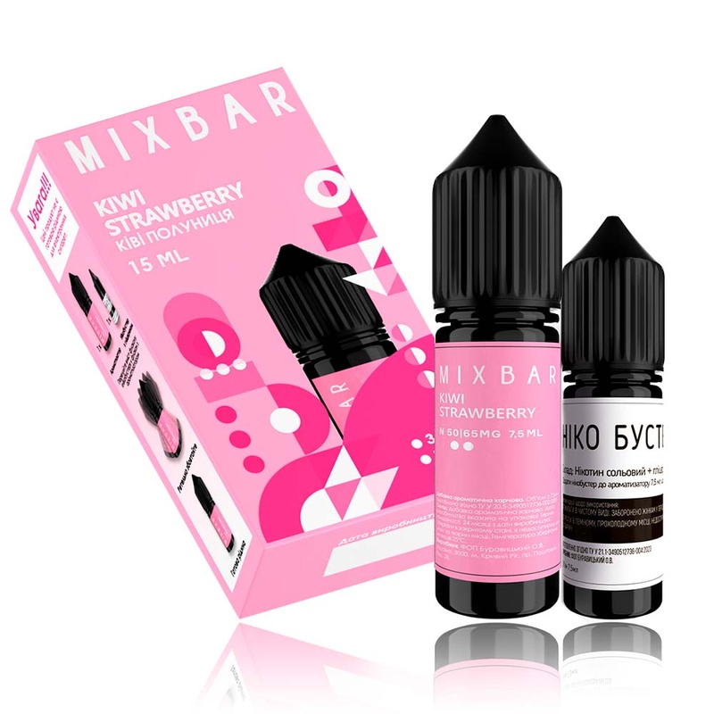 Набір Mix Bar Kiwi Strawberry, 15 мл