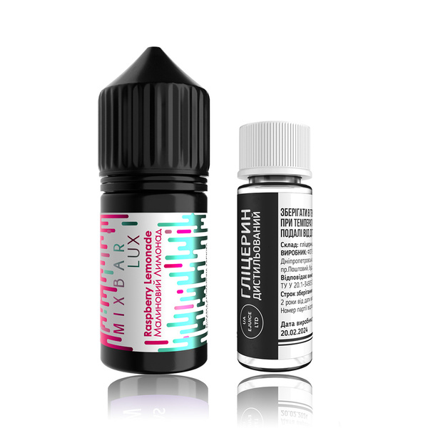 Набір Mix Bar Lux Raspberry Lemonade, 30 мл