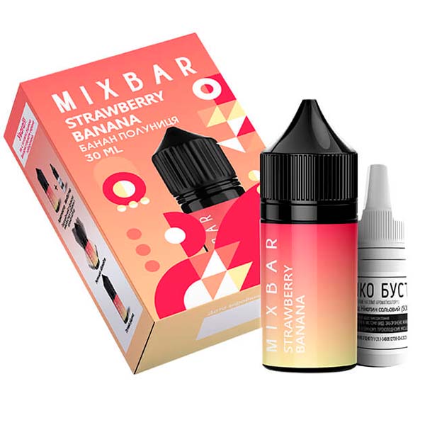 Набір Mix Bar Strawberry Banana, 30 мл