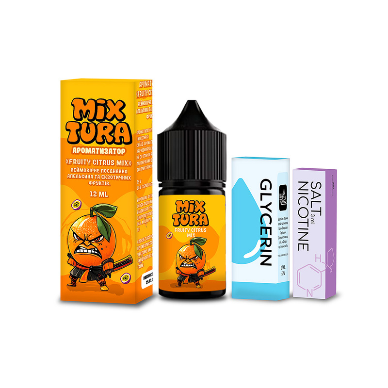Набор Mixtura Fruity Citrus Mix, 30 мл