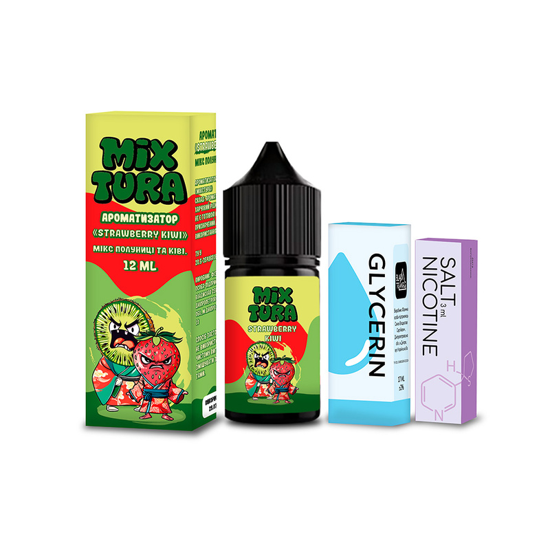 Набор Mixtura Strawberry Kiwi, 30 мл