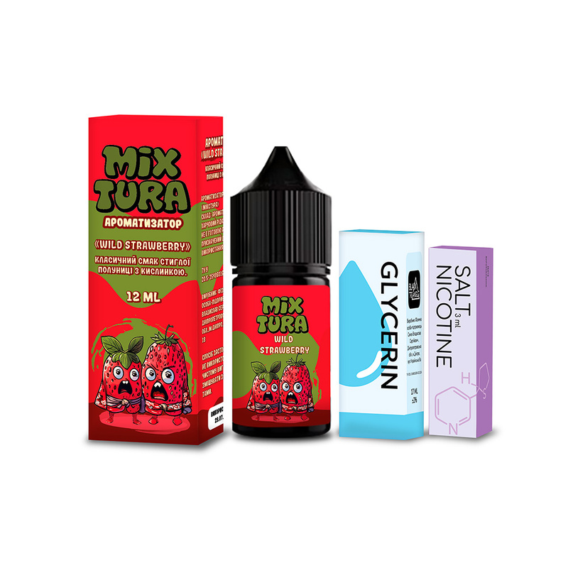 Набір Mixtura Wild Strawberry, 30 мл