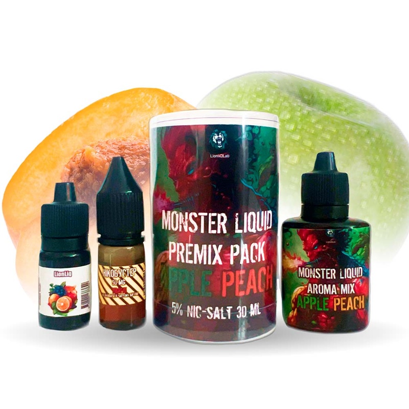 Набор Monster Apple Peach, 30 мл