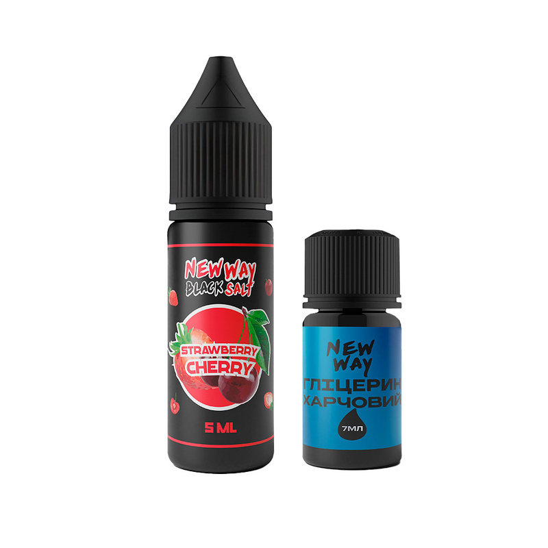 Набір New Way Black Cherry Strawberry, 15 мл