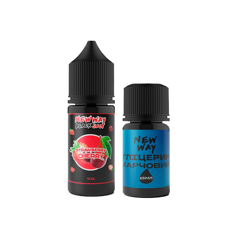 Набор New Way Black Cherry Strawberry, 30 мл