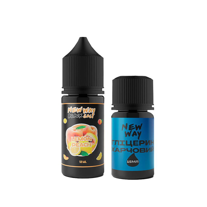Набор New Way Black Lemon Peach, 30 мл