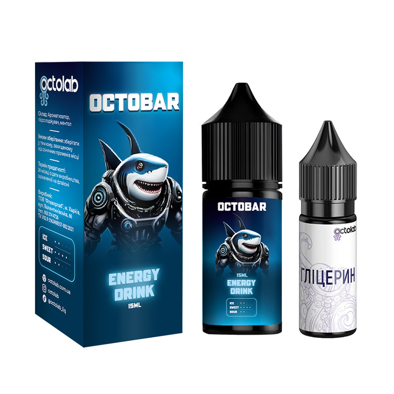 Набор Octobar NFT Energy Drink, 15 мл